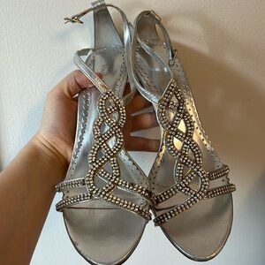 Silver heels